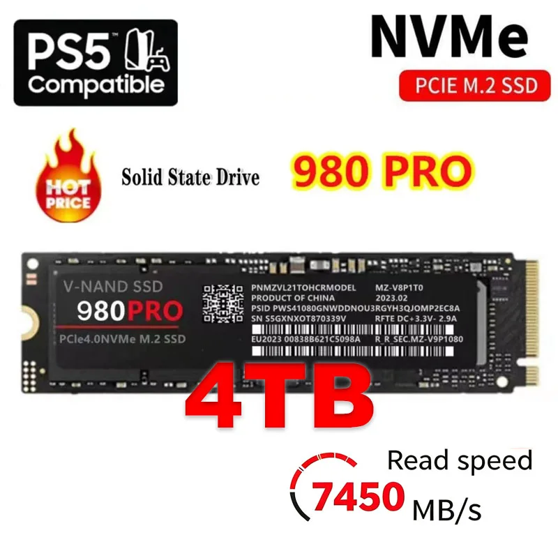 Samsung Ssd 980 Pro - SSD interne haute vitesse 980 PRO
