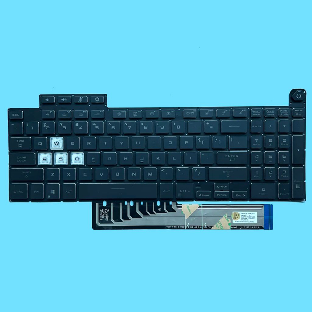 Pc Gaming Asus - Clavier d'ordinateur portable rétroéclairé RGB XIN-russe-américain,