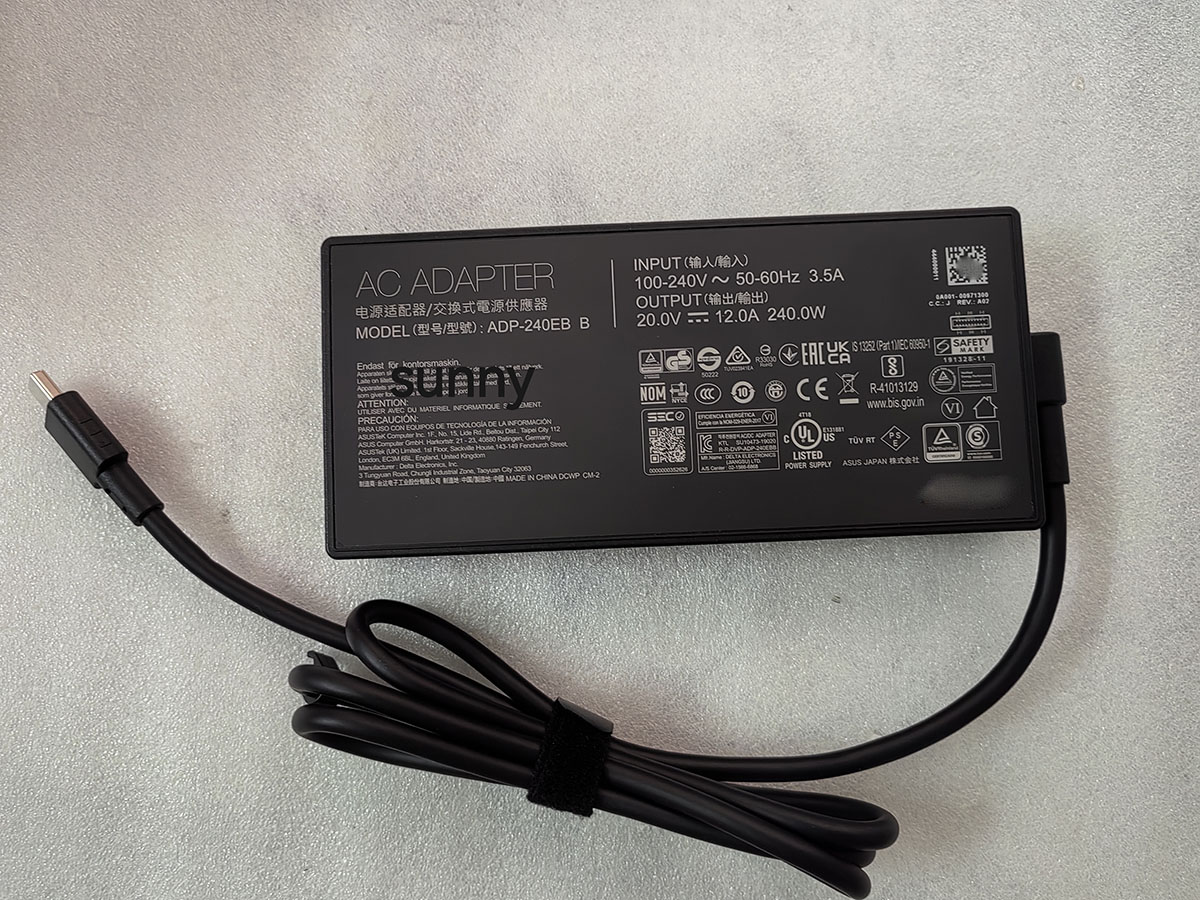 Pc Gaming Asus - Adaptateur secteur rectangulaire OEM ADP-240EB B
