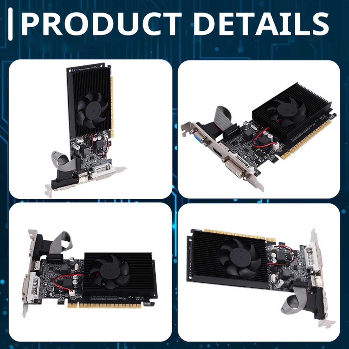 Pc Gaming Ultra - Carte graphique ultra-rapide A49T GT 610