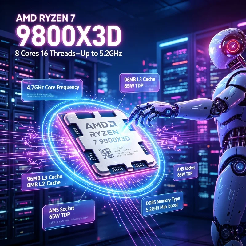 Pc Gaming Ddr5 - Processeur de bureau AMD Ryzen 7