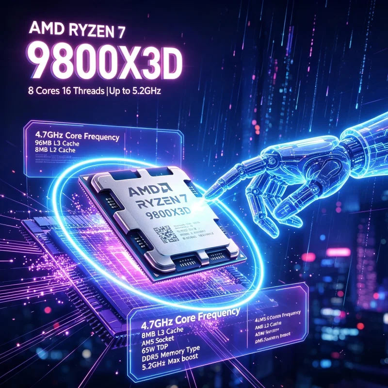 Pc Gaming Ddr5 - Processeur de bureau AMD Ryzen 7