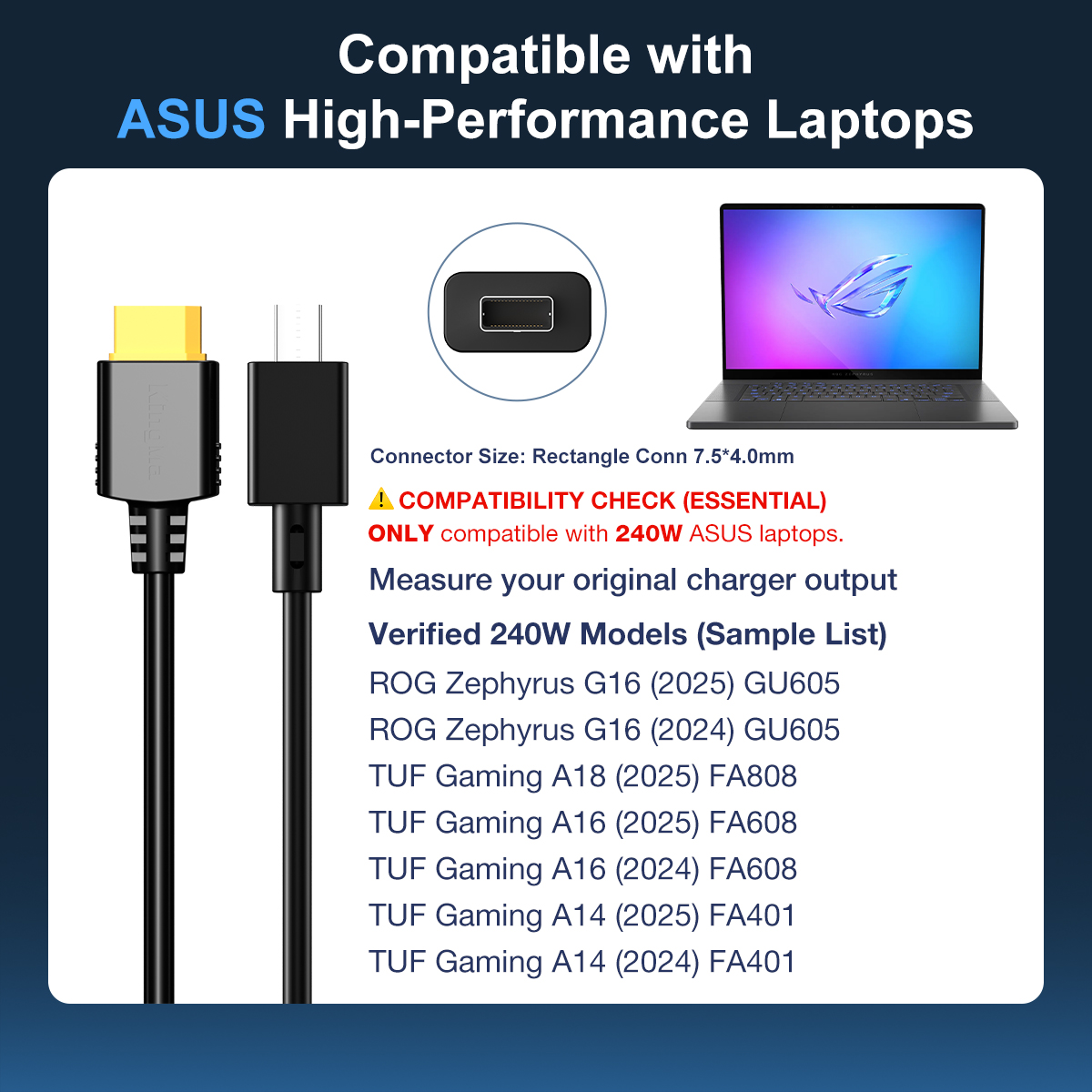 Chargeur d'ordinateur portable - Pc Gaming Asus avis et prix