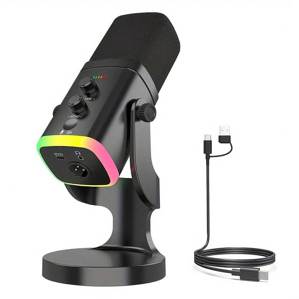 Microphone dynamique XLR/USB p - Pc Gaming Youtube avis et prix