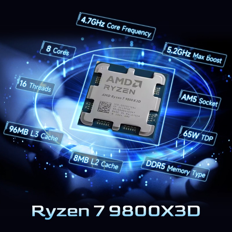 Processeur de bureau AMD Ryzen - Pc Gaming Ddr5 avis et prix
