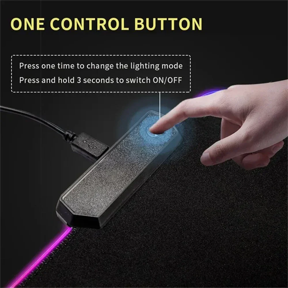 Nouveau tapis de souris RGB JK - Pc Gaming Kawaii avis et prix